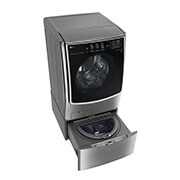 LG Lavaseca TWINWash de 25.5 kg de Lavado y 13 kg de Secado, con 6MotionDD y conectividad Wi-Fi, F2213VRDSTT + WD100CV