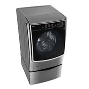 LG Lavaseca TWINWash de 25.5 kg de Lavado y 13 kg de Secado, con 6MotionDD y conectividad Wi-Fi, F2213VRDSTT + WD100CV