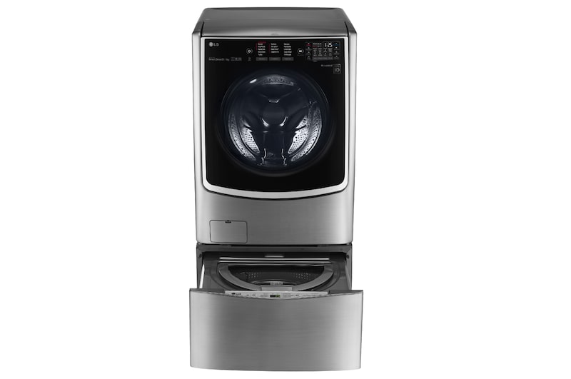 LG Lavaseca TWINWash de 25.5 kg de Lavado y 13 kg de Secado, con 6MotionDD y conectividad Wi-Fi, F2213VRDSTT + WD100CV
