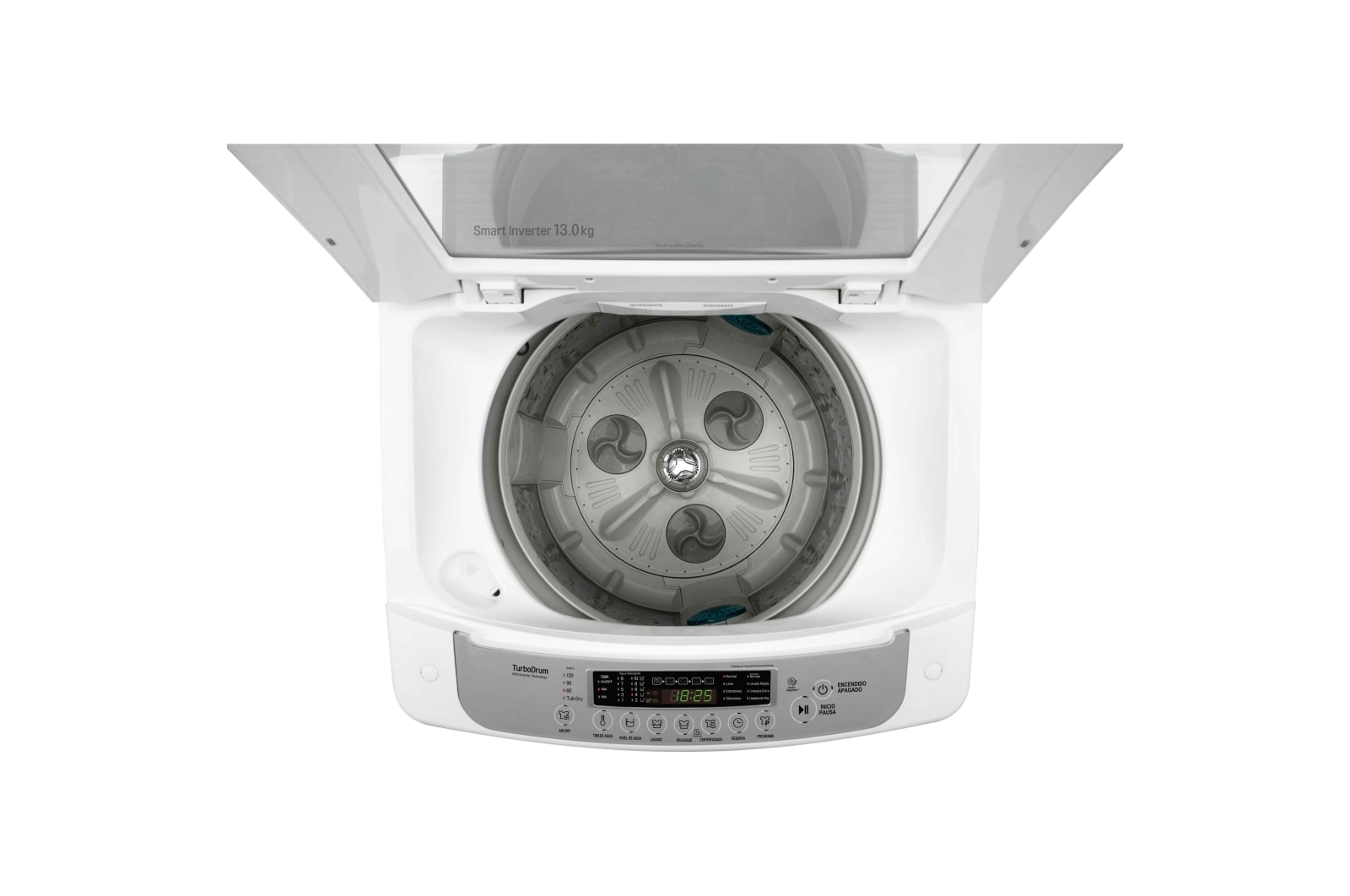 LG Lavadora de carga superior 13 kg. con Turbo Drum, T1365NTP