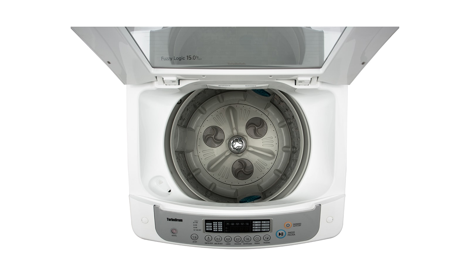 LG Lavadora de carga superior 15 kg. Con Turbo Drum, T1668TP