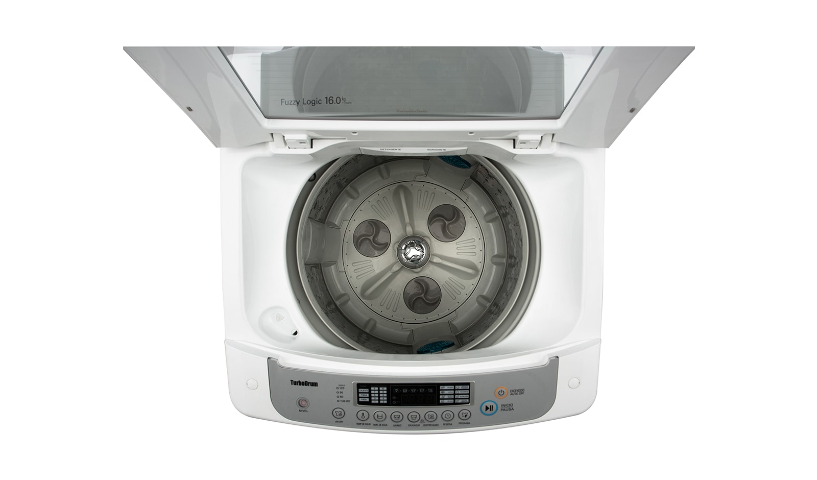 LG Lavadora de carga superior 16 kg. Con Turbo Drum, T1768TP