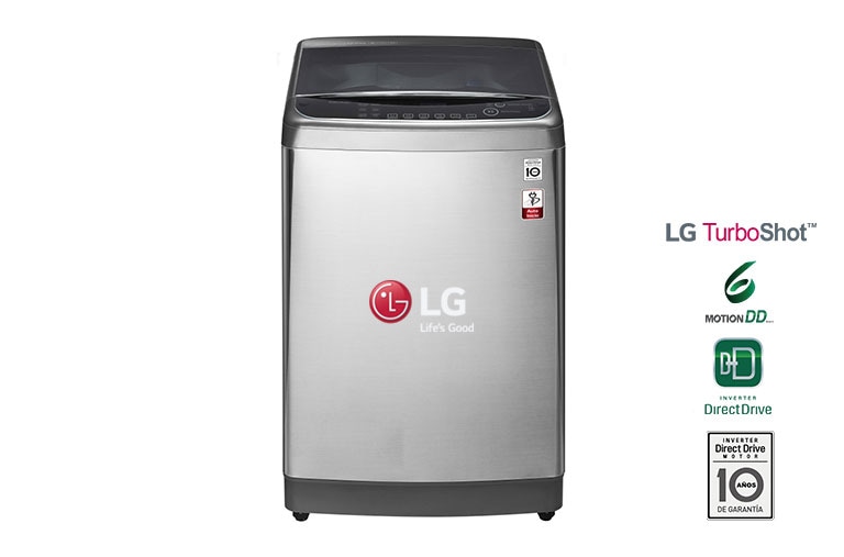 Vista frontal de Lavadora de carga superior 12 kg. Con 6 Motion DD TS1201HDPS