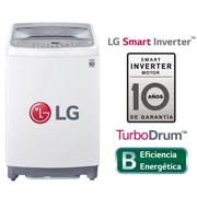 Vista frontal de Lavadora de carga superior 13 kg. con Turbo Drum TS1304NW
