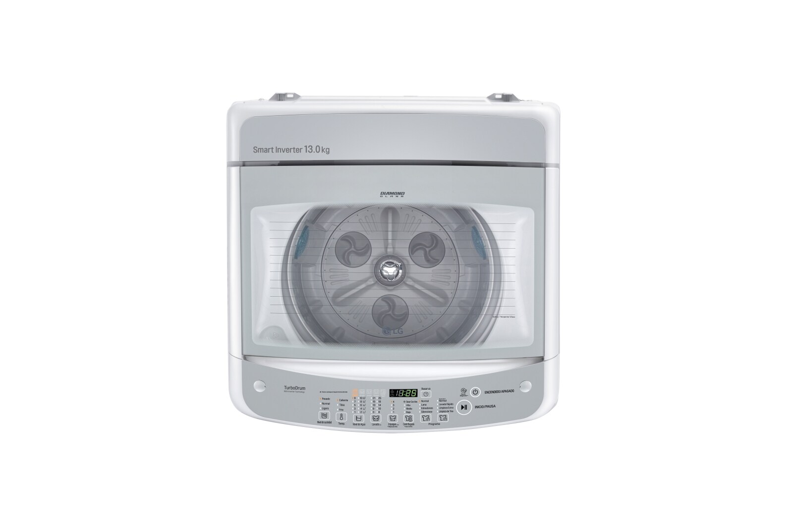 LG Lavadora de carga superior 13 kg. con Turbo Drum, TS1304NW