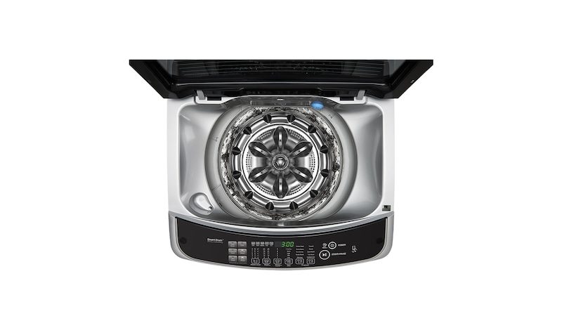 LG Lavadora Smart ThinQ con conectividad Wi-Fi de carga superior 16 Kg con 6 Motion DD, TS1600DPS