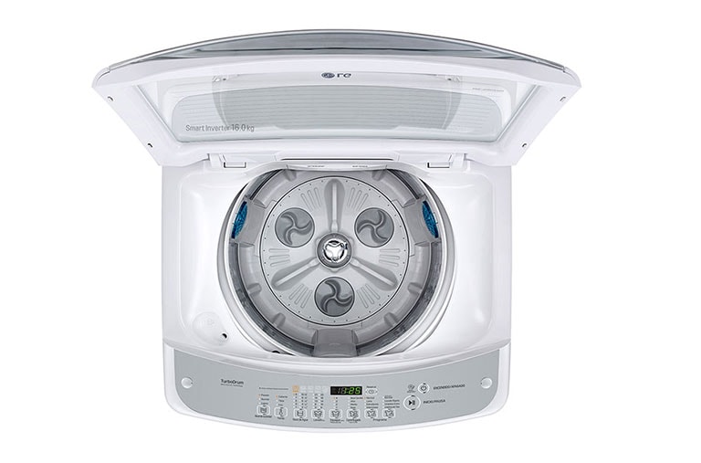 LG Lavadora de 16 kg carga superior Smart Inverter con TurboDrum™, color blanco, TS1604NW