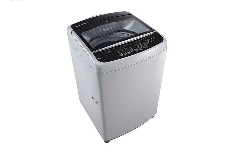 LG Lavadora de 16 kg carga superior Smart Inverter con TurboDrum™, color plateado, TS1605NS