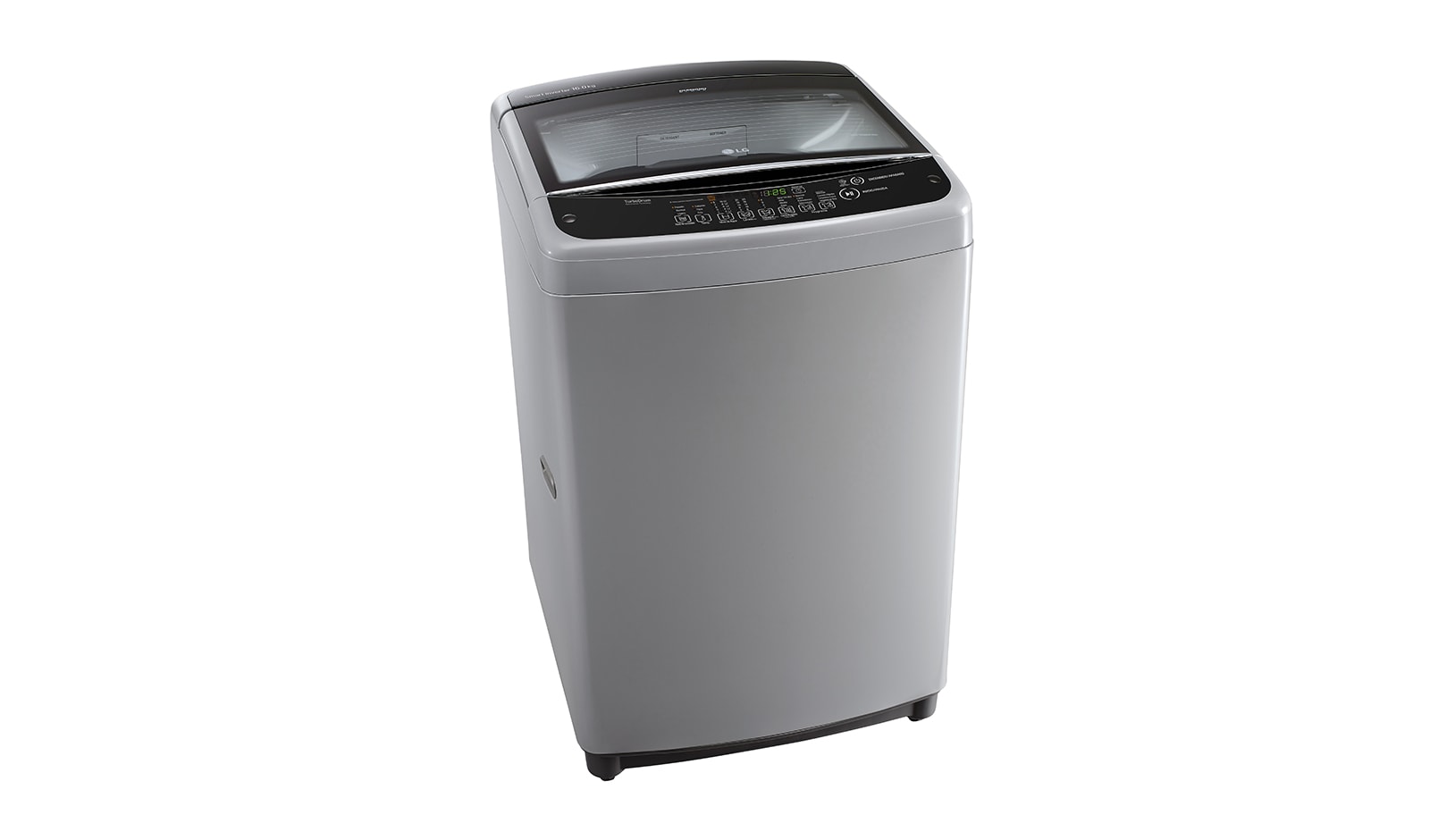 LG Lavadora de 16 kg carga superior Smart Inverter con TurboDrum™, color plateado, TS1605NS