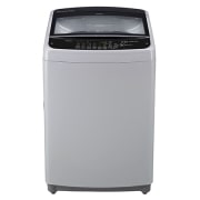 Vista frontal de Lavadora de 16 kg carga superior Smart Inverter con TurboDrum™, color plateado TS1605NS
