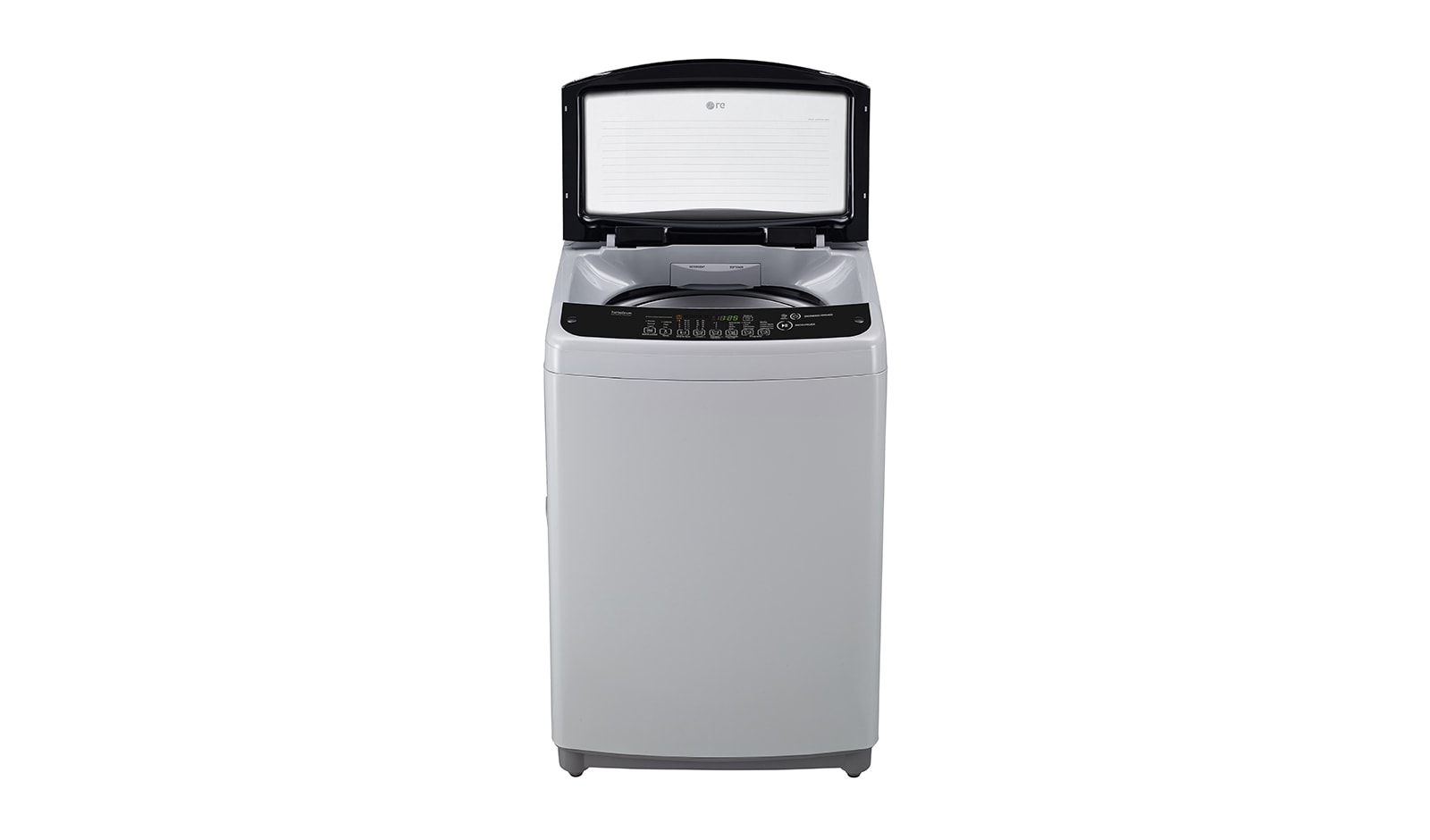 LG Lavadora de 18 kg carga superior Smart Inverter con TurboDrum™, color plateado, TS1805NS