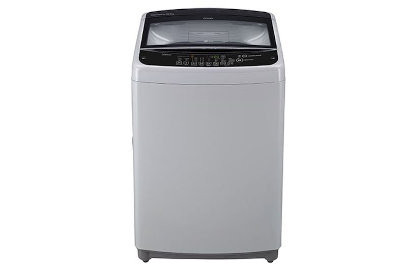 LG Lavadora de 18 kg carga superior Smart Inverter con TurboDrum™, color plateado, TS1805NS
