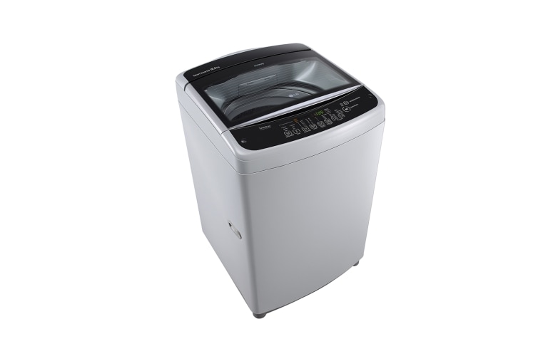 LG Lavadora de 18 kg carga superior Smart Inverter con TurboDrum™, color plateado, TS1805NS