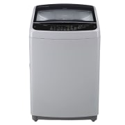 Vista frontal de Lavadora de 18 kg carga superior Smart Inverter con TurboDrum™, color plateado TS1805NS