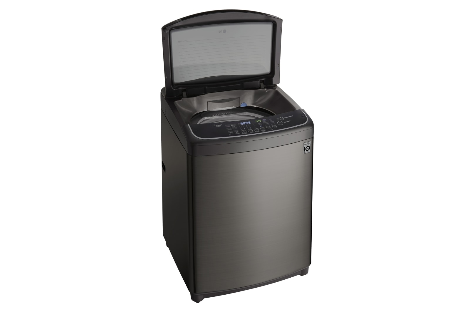 LG Lavadora Smart ThinQ con conectividad Wi-Fi de carga superior 19 Kg con 6 Motion DD, TS1900DPSB