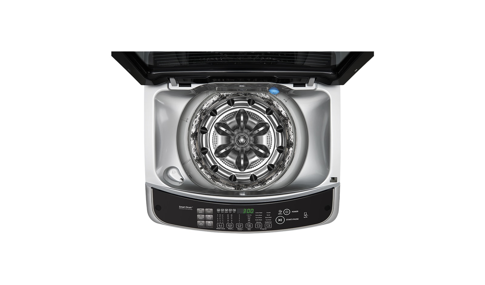 LG Lavadora Smart ThinQ con conectividad Wi-Fi de carga superior 22 kg. con 6 Motion DD, TS2100DPS