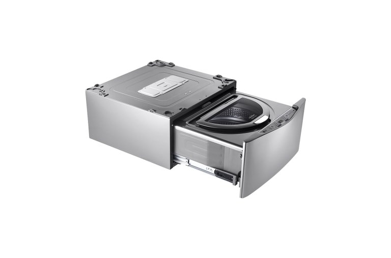 LG Lavadora de 3.5 kg, carga superior, TWINWash Mini, con Smart Diagnosis, plata inoxidable, WD100CV