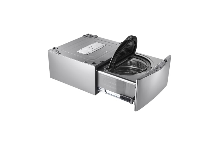 LG Lavadora de 3.5 kg, carga superior, TWINWash Mini, con Smart Diagnosis, plata inoxidable, WD100CV