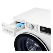 LG Lavaseca de 10.5 kg de Lavado y 07 kg de Secado, carga frontal con AI DD, Steam y conectividad Wi-Fi, WD10WVC4S6