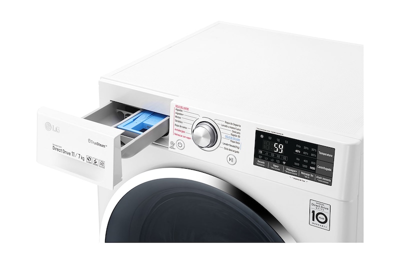 LG Lavaseca de 11 Kg Lavado y 7 Kg de Secado con 6 Motion DD, WD11WBS6