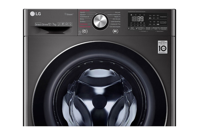 LG Lavaseca LG de 12Kg de Lavado y 7Kg de Secado, AI DD™ y ThinQ, WD12BVC2S6C