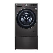 LG Lavaseca TWINWash de 14 kg de Lavado y 07 kg de Secado, con AI DD, Steam+ y conectividad Wi-Fi, WD12BVC2S6C-WT2BM