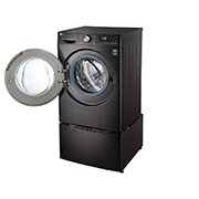 LG Lavaseca TWINWash de 14 kg de Lavado y 07 kg de Secado, con AI DD, Steam+ y conectividad Wi-Fi, WD12BVC2S6C-WT2BM