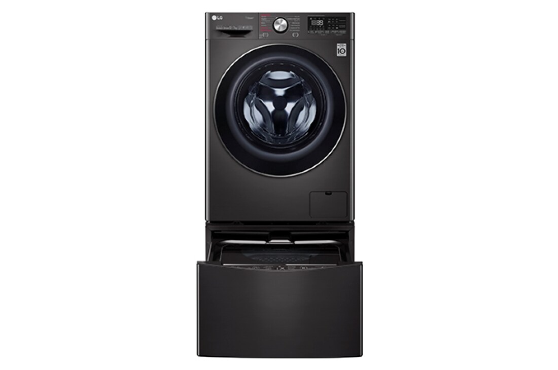 LG Lavaseca TWINWash de 14 kg de Lavado y 07 kg de Secado, con AI DD, Steam+ y conectividad Wi-Fi, WD12BVC2S6C-WT2BM