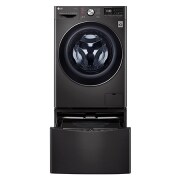 Vista frontal de Lavaseca TWINWash de 14 kg de Lavado y 07 kg de Secado, con AI DD, Steam&#43; y conectividad Wi-Fi WD12BVC2S6C-WT2BM