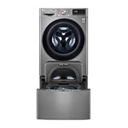 LG Lavaseca TWINWash de 14 kg de Lavado y 07 kg de Secado, con AI DD, Steam+ y conectividad Wi-Fi, WD12VVC3S6C-WT2VM
