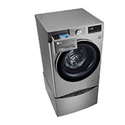 LG Lavaseca TWINWash de 14 kg de Lavado y 07 kg de Secado, con AI DD, Steam+ y conectividad Wi-Fi, WD12VVC3S6C-WT2VM