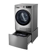 LG Lavaseca TWINWash de 14 kg de Lavado y 07 kg de Secado, con AI DD, Steam+ y conectividad Wi-Fi, WD12VVC3S6C-WT2VM