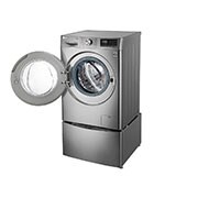 LG Lavaseca TWINWash de 14 kg de Lavado y 07 kg de Secado, con AI DD, Steam+ y conectividad Wi-Fi, WD12VVC3S6C-WT2VM