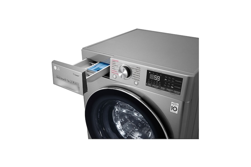 LG Lavaseca TWINWash de 14 kg de Lavado y 07 kg de Secado, con AI DD, Steam+ y conectividad Wi-Fi, WD12VVC3S6C-WT2VM