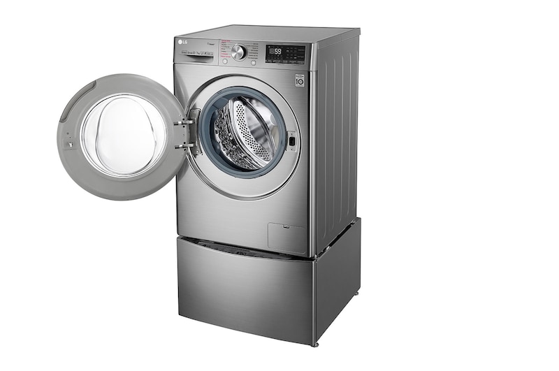 LG Lavaseca TWINWash de 14 kg de Lavado y 07 kg de Secado, con AI DD, Steam+ y conectividad Wi-Fi, WD12VVC3S6C-WT2VM