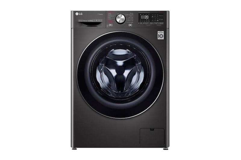 Vista frontal de Lavaseca de 14Kg de Lavado y 8Kg de Secado, AI DD™ y ThinQ, WD14BVC2S6C