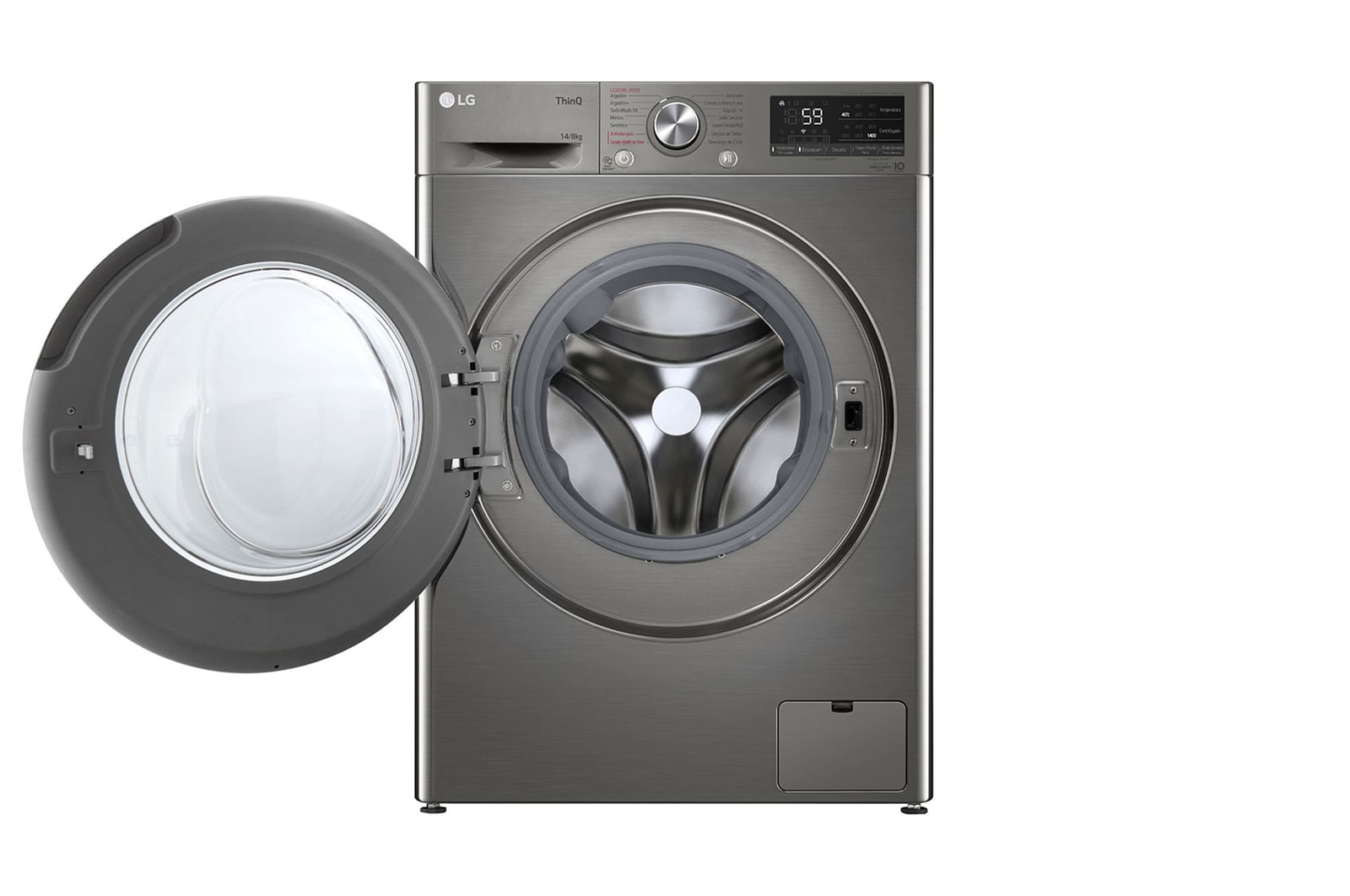 LG Lavaseca de 14Kg de Lavado y 8Kg de Secado, AI DD™ y ThinQ, WD14PVC4S6C