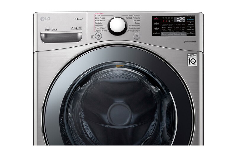 LG Lavaseca de 20kg de Lavado y 11kg de Secado, carga frontal con 6MotionDD, Steam y conectividad Wi-Fi, WD20VV2S6