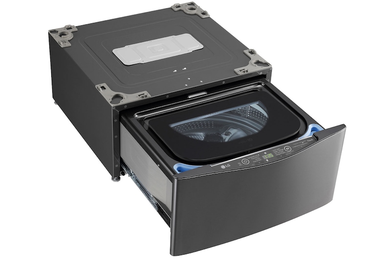 LG Lavadora de 2.5 kg, carga superior, TWINWash Mini, con Conectividad Wi-Fi, Negro Acero, WD2100BM