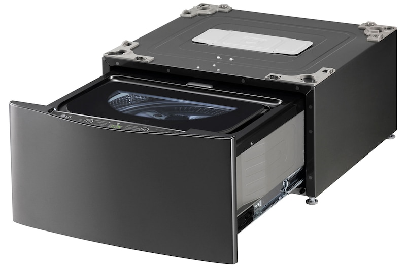 LG Lavadora de 2.5 kg, carga superior, TWINWash Mini, con Conectividad Wi-Fi, Negro Acero, WD2100BM