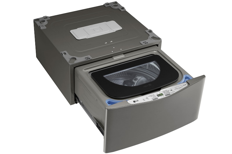 LG Lavadora de 2.5 kg, carga superior, TWINWash Mini, con Conectividad Wi-Fi, plateado oscuro, WD2100PM