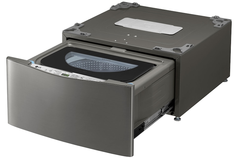 LG Lavadora de 2.5 kg, carga superior, TWINWash Mini, con Conectividad Wi-Fi, plateado oscuro, WD2100PM