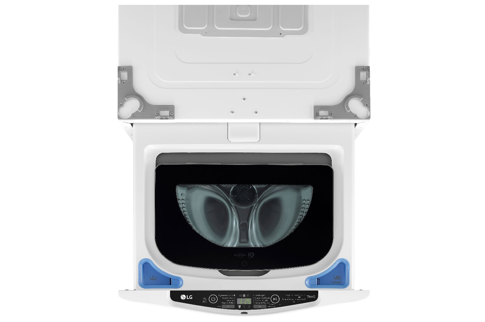 LG Lavadora de 2.5 kg, carga superior, TWINWash Mini, con Conectividad Wi-Fi, Blanco, WD2100WM