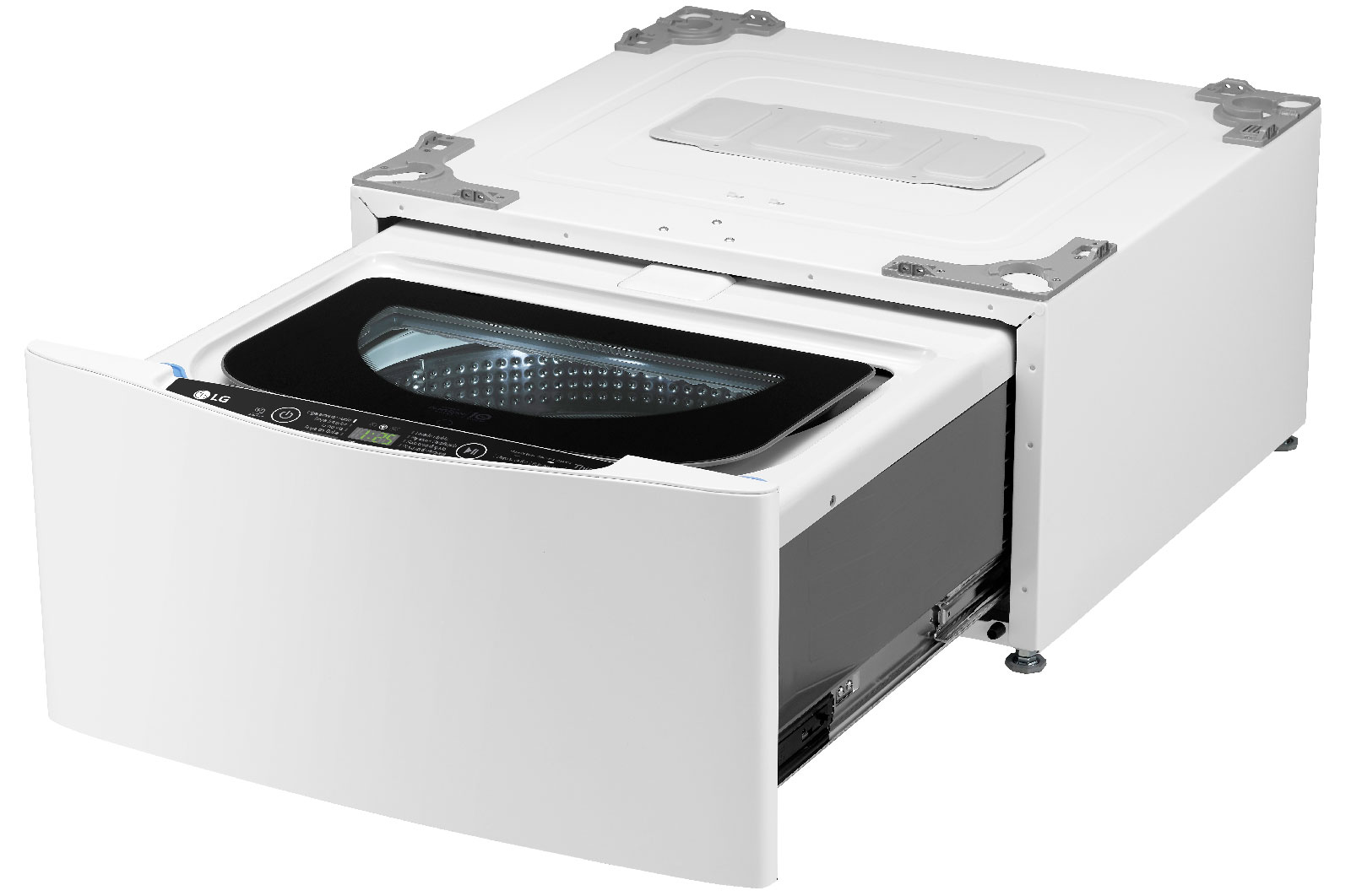LG Lavadora de 2.5 kg, carga superior, TWINWash Mini, con Conectividad Wi-Fi, Blanco, WD2100WM