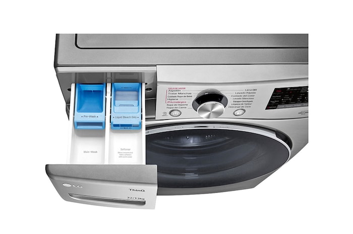 Top detergent port view