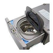 LG Lavadora de 2.5 kg, carga superior, TWINWash Mini, con Conectividad Wi-Fi, plateado oscuro, WD2500CS