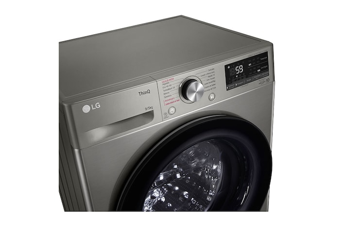 LG Lavaseca LG de 9Kg de Lavado y 5Kg de Secado, AI DD™ y ThinQ, WD9PVC4S6