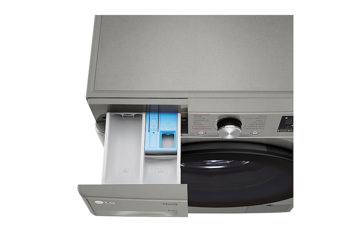 LG Lavaseca LG de 9Kg de Lavado y 5Kg de Secado, AI DD™ y ThinQ, WD9PVC4S6