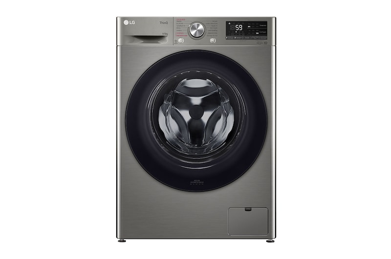 Vista frontal de Lavaseca de 9Kg de Lavado y 5Kg de Secado, AI DD™ y ThinQ, WD9PVC4S6