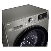 LG Lavaseca de 9 kg de Lavado y 5 kg de Secado, carga frontal con AI DD, Steam y conectividad Wi-Fi, Plateado , WD9PVC4S6